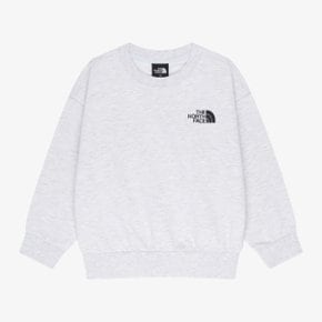 [노스페이스 키즈 공식] 키즈 고 투 스웻셔츠 NM5MS02S_HGY