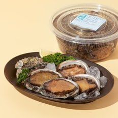  [활][국산] ASC인증 활 전복 (특) (7미, 총 700g 내외) (용기포장)