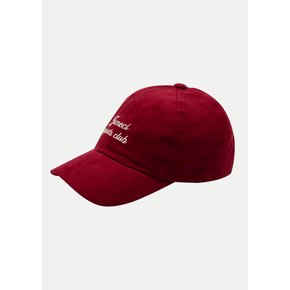 JSC corduroy ball cap (Wine)