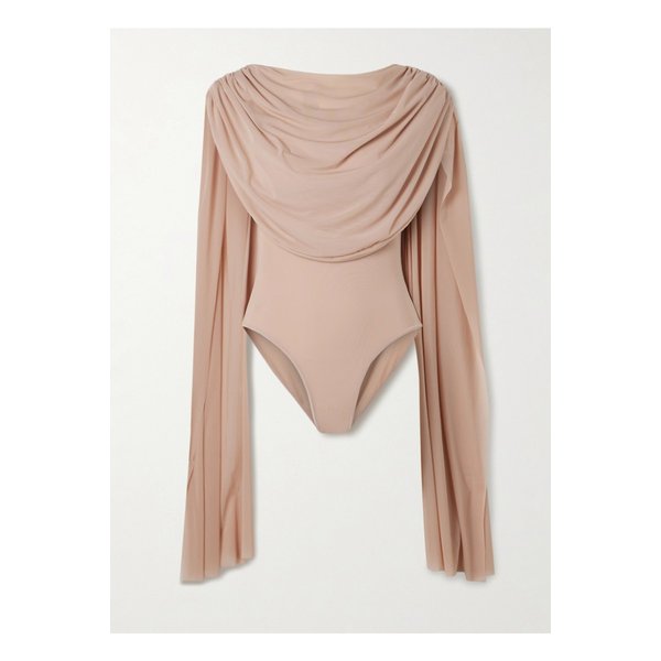 메이겔코로넬 부라노 케이프 이펙트 드레이프 스트레치 저지 보디스 46376663162941910