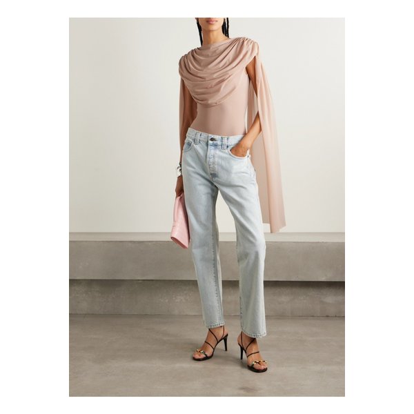 메이겔코로넬 부라노 케이프 이펙트 드레이프 스트레치 저지 보디스 46376663162941910