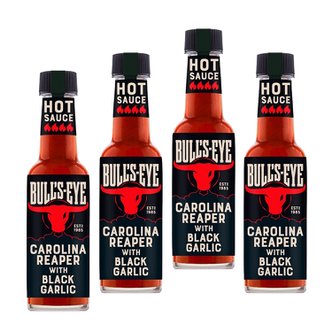 불스아이 [해외직구] Bulls Eye Carolina Reaper Extra Hot Sauce 불스아이 캐롤라이나 리퍼 엑스트라 핫 소스 150ml 4병