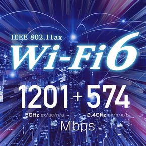 WiFi LAN 11ax Wi-Fi6 AX1800 1201+574Mbps IPv6 PS5 아이・오・데이터 무선 라우터 최신 규격