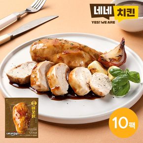 [네네치킨] 네꼬닭 갈비맛 닭가슴살 100g 10팩