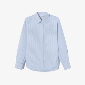 라코스테 [시흥점] 여성 릴랙스핏 포플린 셔츠 CF4626-56GO