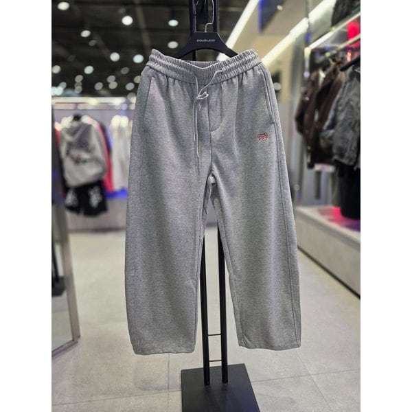 [시흥점] 베어자수 무지 세미와이드 스트링팬츠(남여공용)/JHZZ80418GY