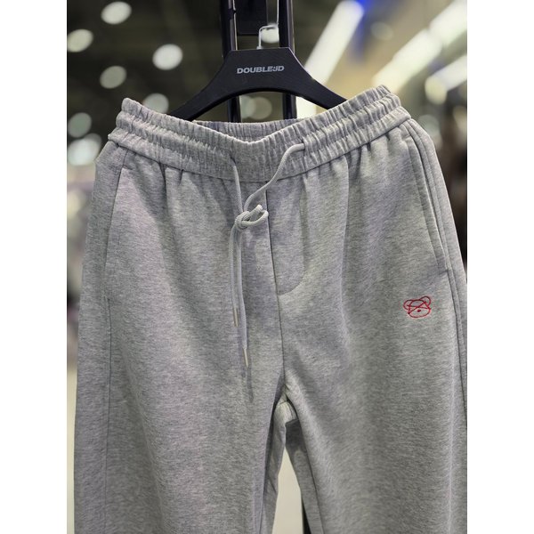 [시흥점] 베어자수 무지 세미와이드 스트링팬츠(남여공용)/JHZZ80418GY