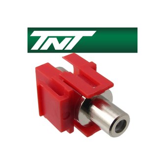 엠지솔루션 [NM-TNT35] TNT NM-TNT35 RCA F/F 스냅인 멀티미디어 모듈(레드)