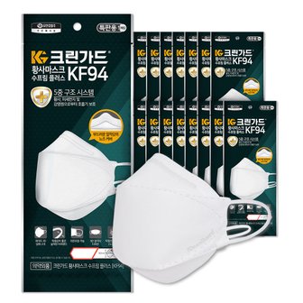 유한킴벌리 크린가드 KF94 수프림플러스 대형 끈조절 황사마스크 25매 44279