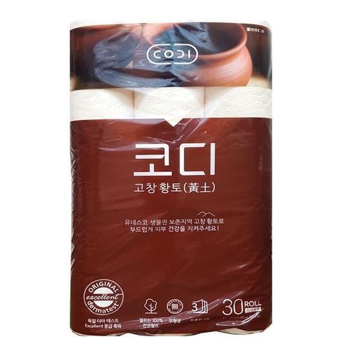 코디 황토 3겹 화장지 30M x 30롤(1)