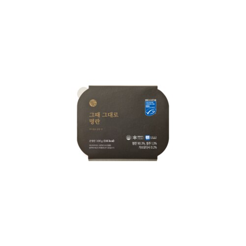 덕화명란 그때그대로명란 100g 누끼컷