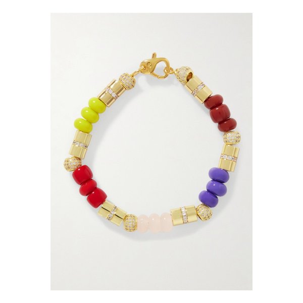 마사 칼보 골드 도금 글라스 크리스털 브레이슬릿 멀티컬러 46376663162905346