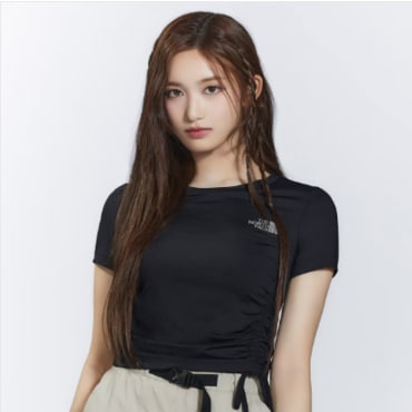 노스페이스 NT7UQ39C 여성 아이스 애니 브라 반팔 라운드 티