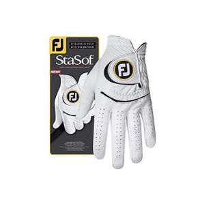 미국 풋조이 골프장갑 FootJoy Mens StaSof Golf Glove White Cadet Small Worn on Left Hand 13