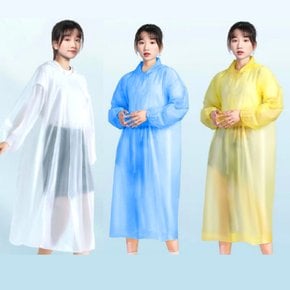남녀공용 일회용 판초 우의 성인용 여행용 행사용 비옷 우비 레인코트