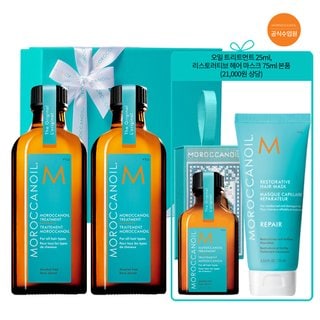 모로칸오일 [신세계백화점]모로칸오일 트리트먼트100ml(펌핑기포함)듀오세트(증정)헤어마스크75ml+오일25ml