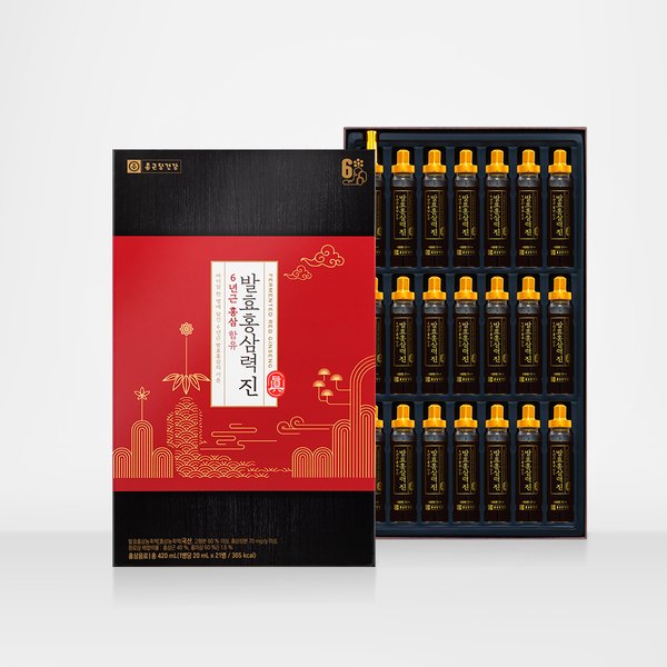 [종근당건강] 발효홍삼력진(20ml*21병) (쇼핑백 동봉)