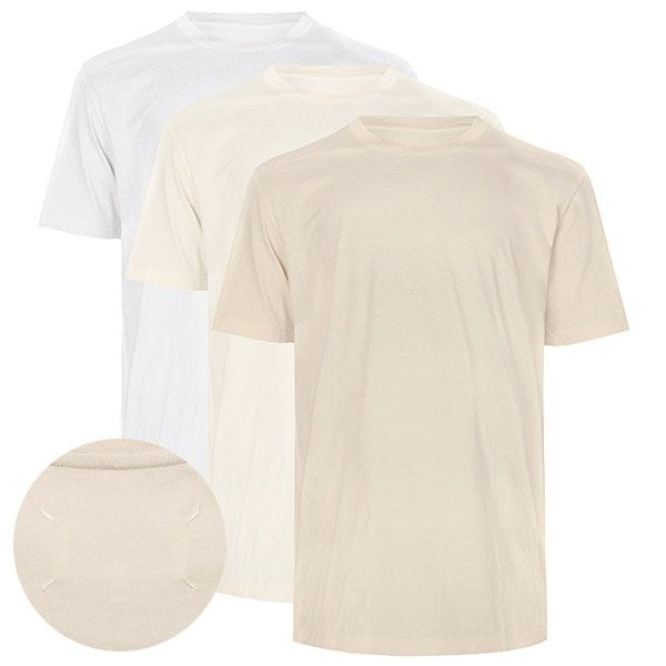 [부산점] 마르지엘라 25FW 화이트멀티 스티치 크루넥 티셔츠 3팩 S50GC0710 S23973 963