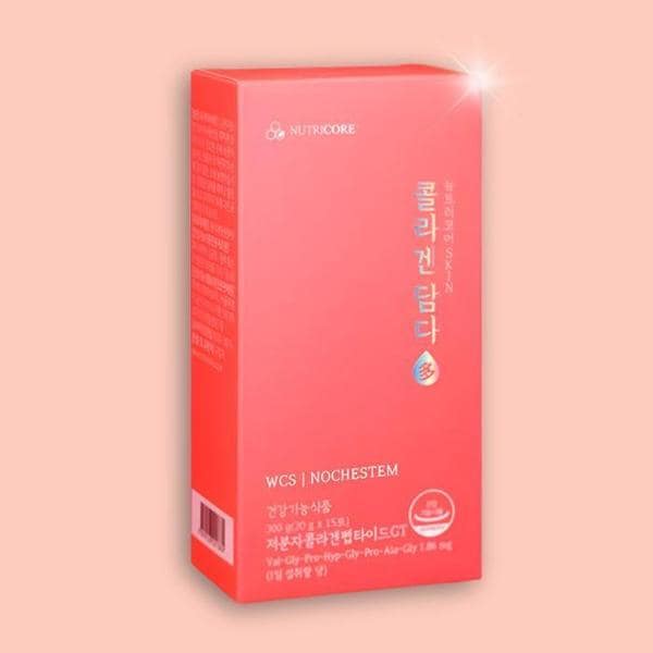 뉴트리코어 WCS 콜라겐담다 먹는 저분자콜라겐 펩타이드 15포 x 1박스 (S35776132)