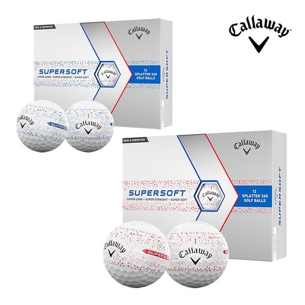 슈퍼 소프트 스플래터 골프볼 2피스