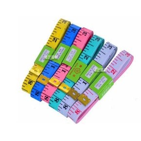150센치 60인치 칼라 (피팅줄자 A타입 - 11MM-철있음) 다이어트 허리 둘레 치수 옷 피팅 자