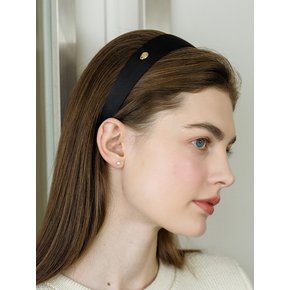HFS002 Classic logo satin wide hairband
