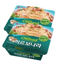 롯데 쉐푸드 스파게티 까르보나라220g(2입)/무료배송