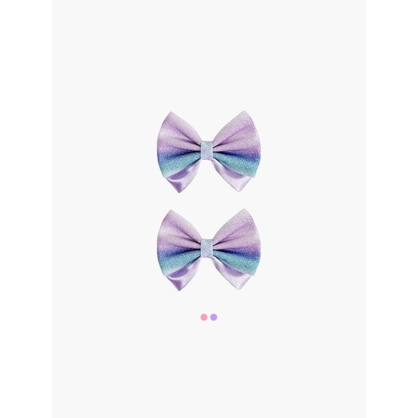 레인보우 리본핀 세트(Pink/Purple)