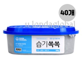 소다스쿨 반복사용 습기쏙쏙 서랍 제습제 300g 5개X8