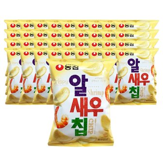  농심 알새우칩 68g 40개