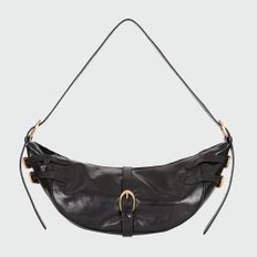 HERR Buckeled Hobo Bag - Black