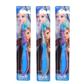 겨울왕국 5-7세 스테이지스 칫솔3단계 x3개