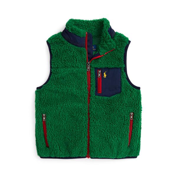 폴로 키즈 남아 2-7세 테디 플리스 하이브리드 베스트(CWPOOTWBN220070300)