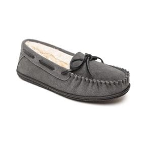 미국 미네통카 모카신 Minnetonka Womens Camp Tie Moc Indoor/Outdoor Cozy Slippers with Dura