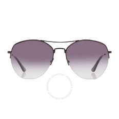 4437826 Calvin Klein Grey Pilot Ladies Sunglasses 73531110