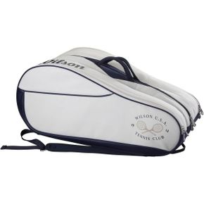 영국 윌슨 테니스가방 WILSON 1914 Heritage Tennis Racket Bags Cream/Dark Navy 1726089