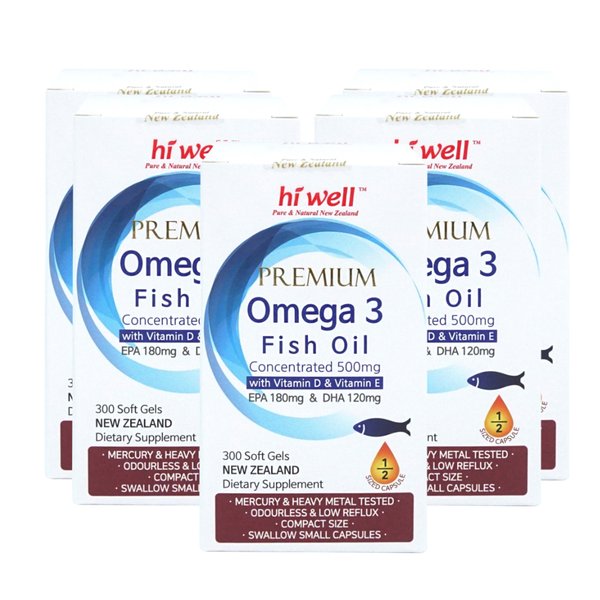 뉴질랜드 하이웰 프리미엄 오메가3 피쉬오일 300소프트겔 5개