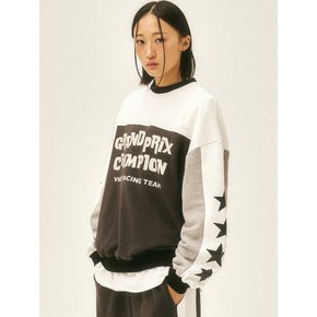 Grand prix star sweatshirt_charcoal