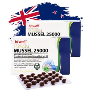  하이웰 뉴질랜드 고함량 초록입홍합25000 200캡슐x2통