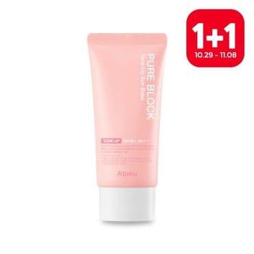 어퓨 [1+1] 퓨어 블록 톤업 선 베이스 이엑스(EX) 50ml*총2개