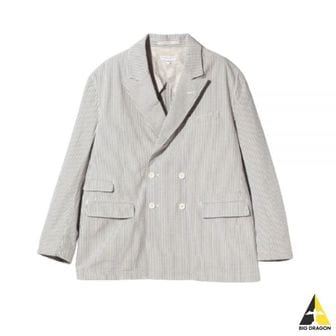 엔지니어가먼츠 엔지니어드 가먼츠 24 Newport Jacket NavyNatural Cotton Seersucker (24S