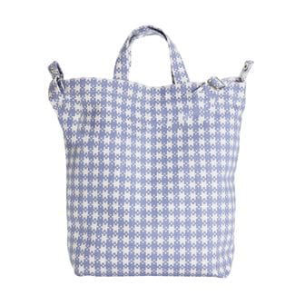 원더스토어 [바쿠백] 덕백 캔버스 토트백 Blue Pixel Gingham