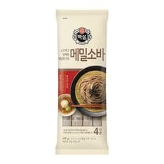 CJ제일제당 백설 제일제면소 메밀소바 400g x12개