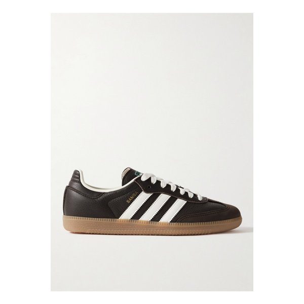 삼바 Og 스웨이드 트리밍 텍스처 가죽 스니커즈 초콜릿 46376663162855059