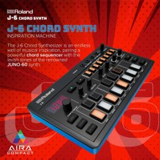 롤랜드 ROLAND J-6 CHORD SYNTHESIZER AIRA COMPACT 코드 신디사이저 시퀀서