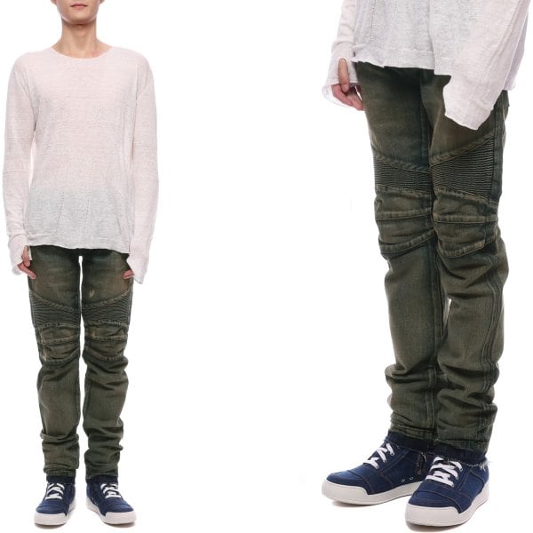 [부산점] 남성 바이커 데님 팬츠 (W4HT500C162 155)