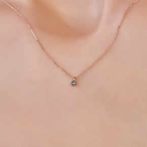 14K  로시니 11월 탄생석 토파즈 목걸이