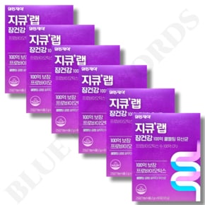 지큐랩 장건강 100억 CFU 쿨멜팅 유산균 우유맛 2g x 60포 x 6박스 12개월분