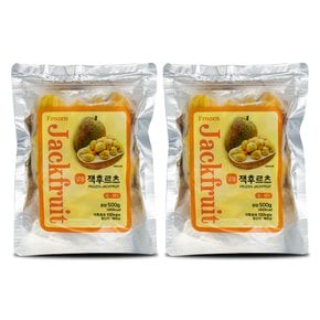 신정푸드 냉동 잭후르츠 잭프룻 500g x 2개 (원산지:베트남)