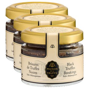 프랑스 Maison de la Truffe 블랙 트러플 슬라이스 송로버섯 12g 3개 Tuber melanosporum